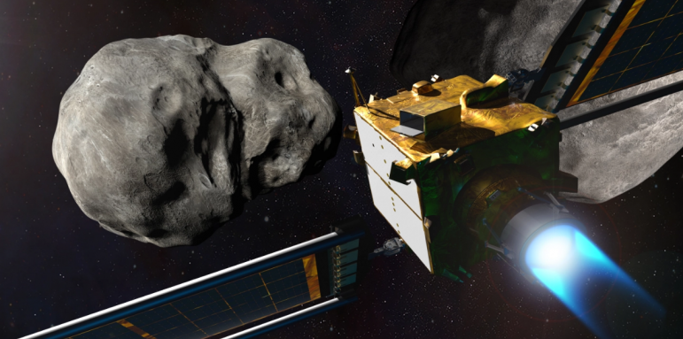 NASA показа първите снимки от борещия се с астероиди DART